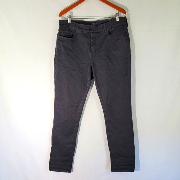 NYDJ Women's Plus Size Legging Denim Pants Sz 14 Five Pockets Comfort Everyday - Picture 1 of 12
